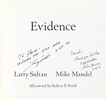 MIKE MANDEL & LARRY SULTAN. Evidence.